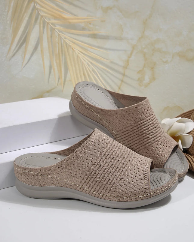 Mesh Open Toe Sandals