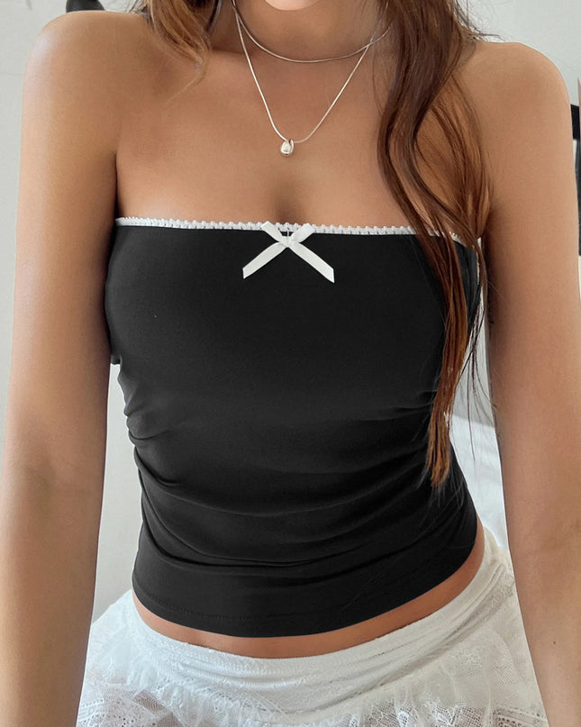 Bow Detail Tube Top