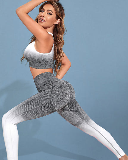 Gradient Sports Tank and Leggings Set 