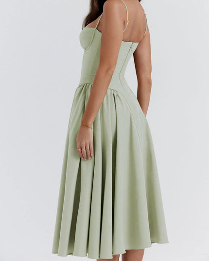 Ruched Sweetheart Neck Cami Dress