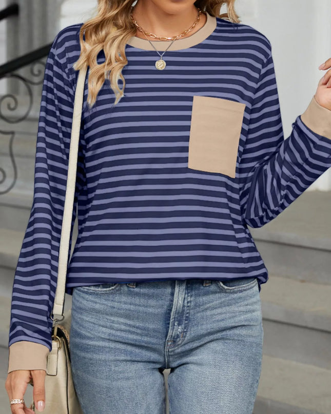 Striped Long Sleeve T-Shirt
