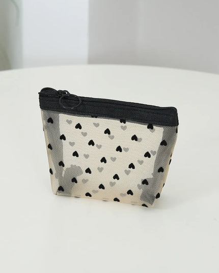 4- Piece Heart Polyester Storage Bag