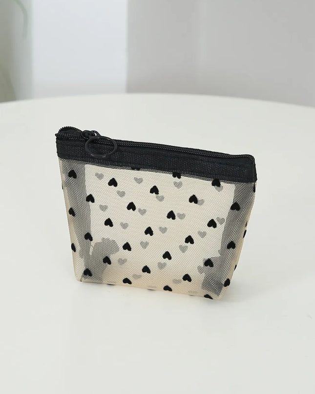 4- Piece Heart Polyester Storage Bag