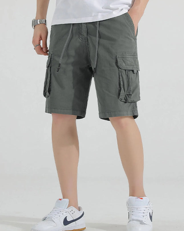Men's Drawstring Cargo Shorts