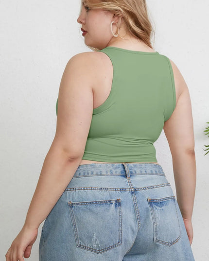 Basic Bae Full Size Round Neck Slim Tank