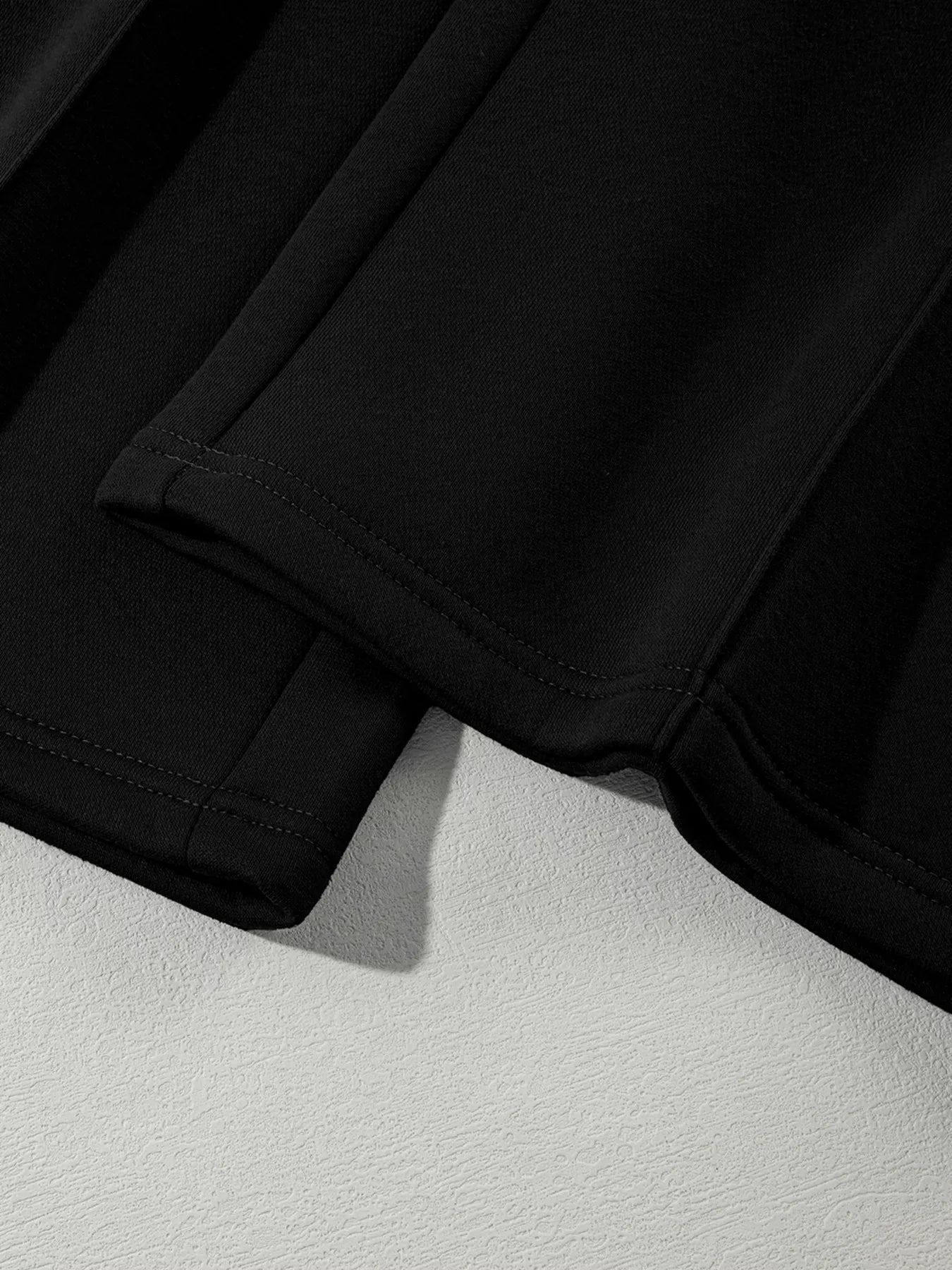 Drop Shoulder Zip Up Jacket and Drawstring Pants Active 2pcs Set