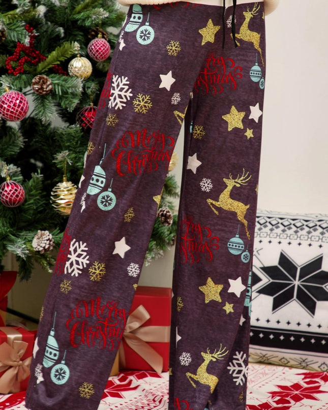 Christmas Straight Leg Pants