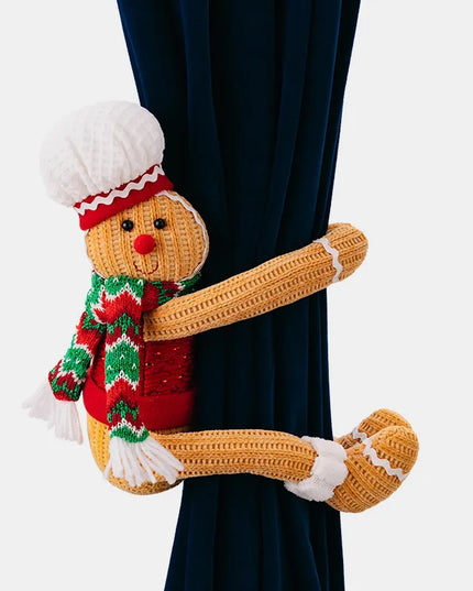 Gingerbread Curtain Clasp Deep Red One Size