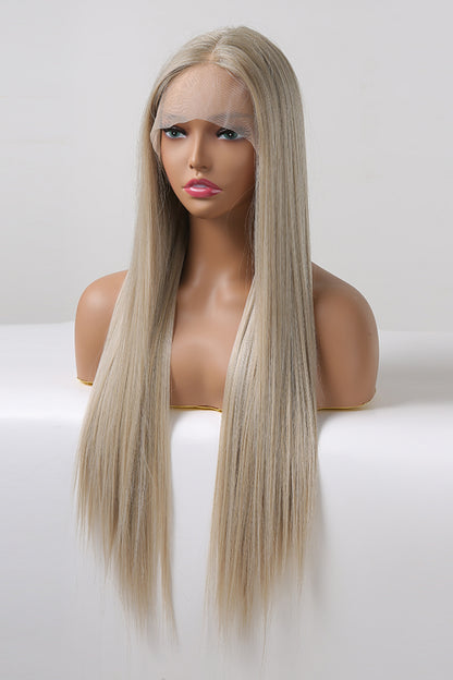 13*2" Lace Front Wigs Synthetic Long Straight 27" 150% Density 