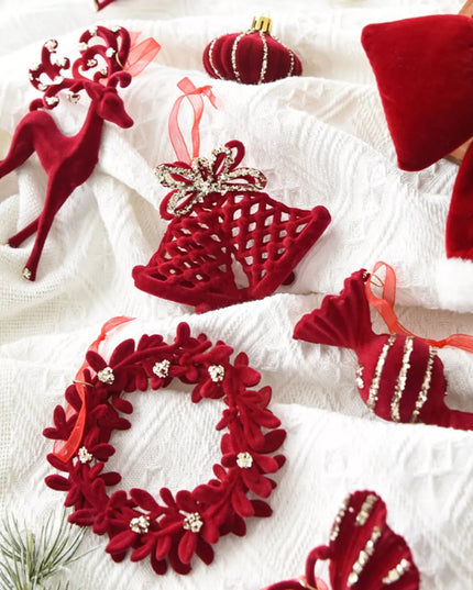 Christmas Velvet Hanging Ornament