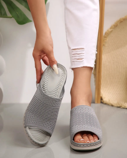 Mesh Open Toe Sandals