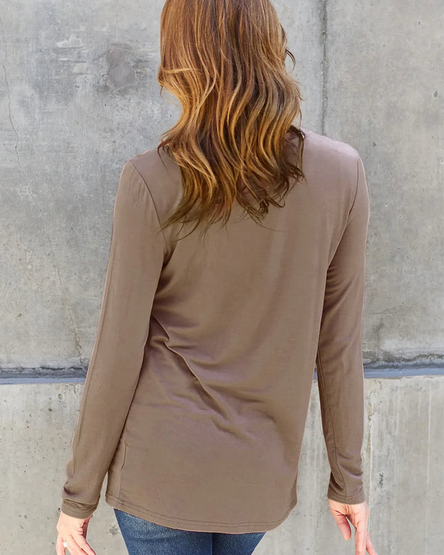 Basic Bae Full Size Round Neck Long Sleeve Top