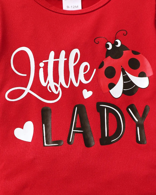 Children's Cartoon Top and Pants Set