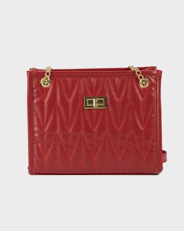 PU Leather Crossbody Bag 