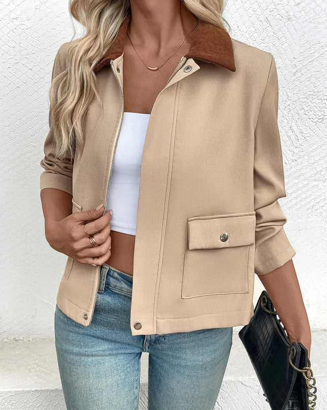 Zip Up Long Sleeve Jacket