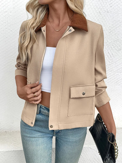 Zip Up Long Sleeve Jacket