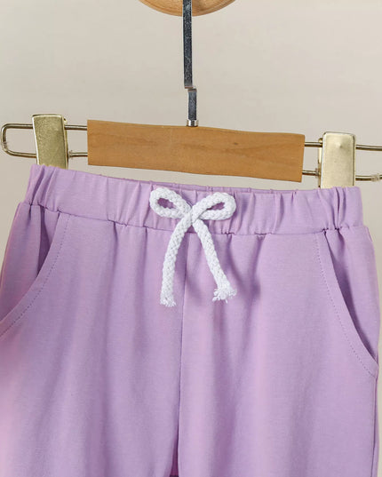 Children's Flower Long Sleeve Top and Pants Set