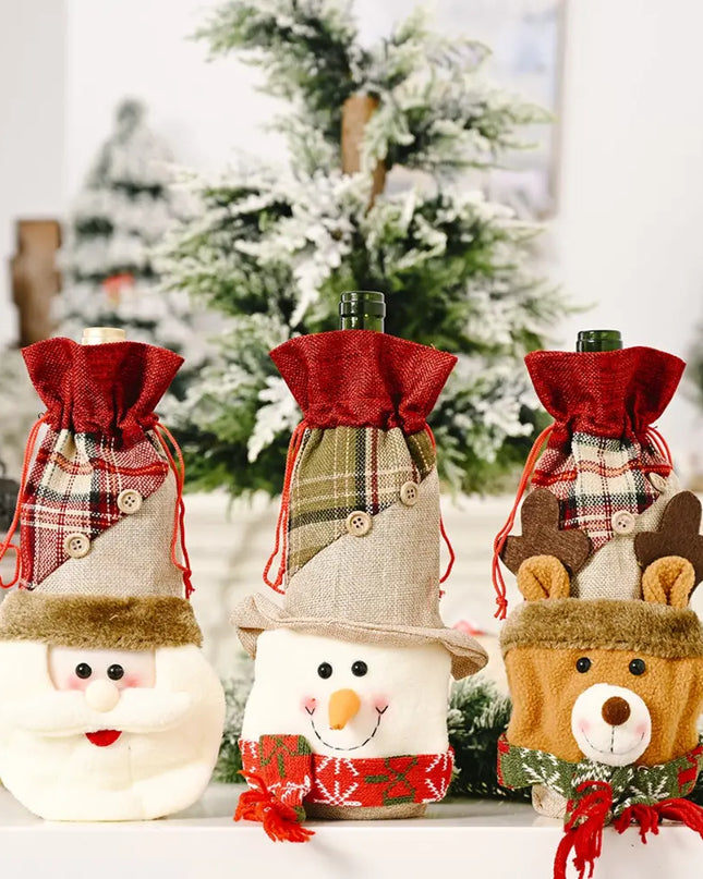 Christmas Wine Bottle Cover