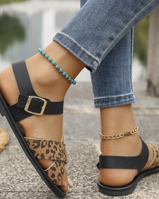 Crisscross Ankle Strap Sandals