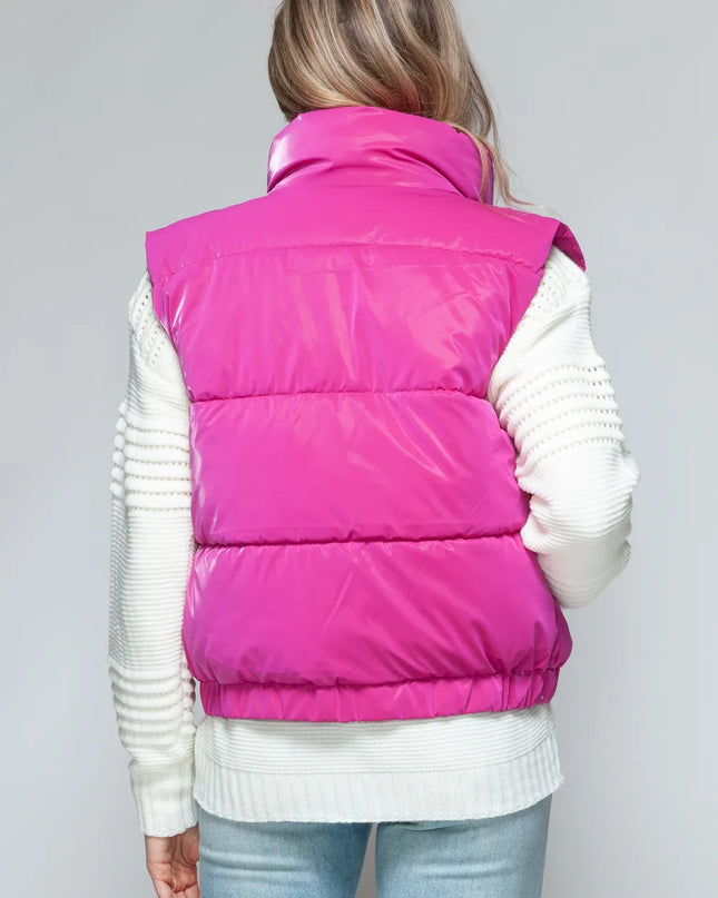 Snobbish Fine Fur Lining Quilted Vest