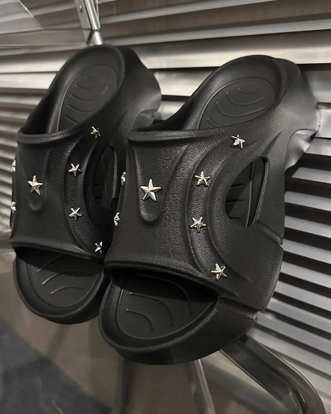 Star Studded Platform Comfort Sandals