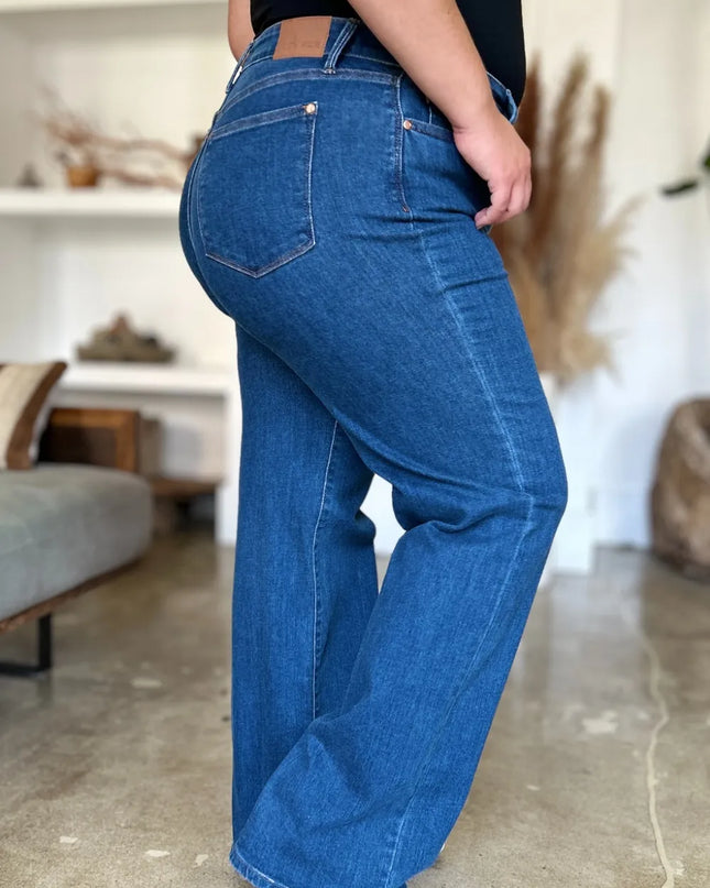 Judy Blue Full Size High Rise Straight Jeans