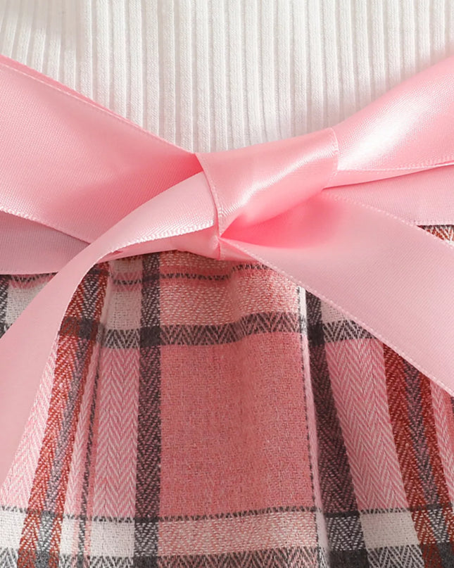 Children's Plaid 3-Piece Outfit Set