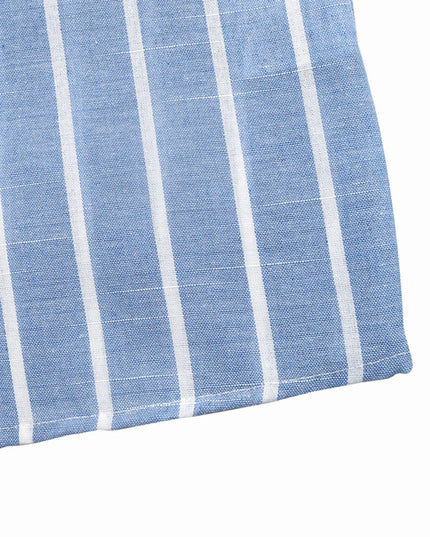 Striped Oversized Button-Down Shirt