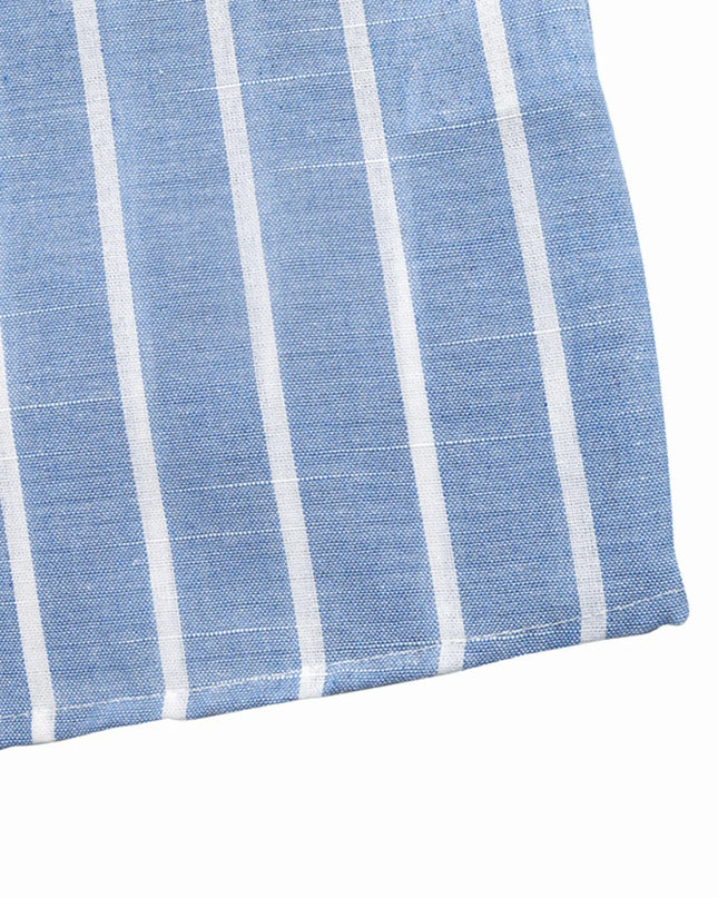 Striped Oversized Button-Down Shirt