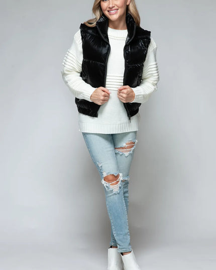 Snobbish Fine Fur Lining Quilted Vest