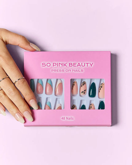 SO PINK BEAUTY Press On Nails 2 Packs 