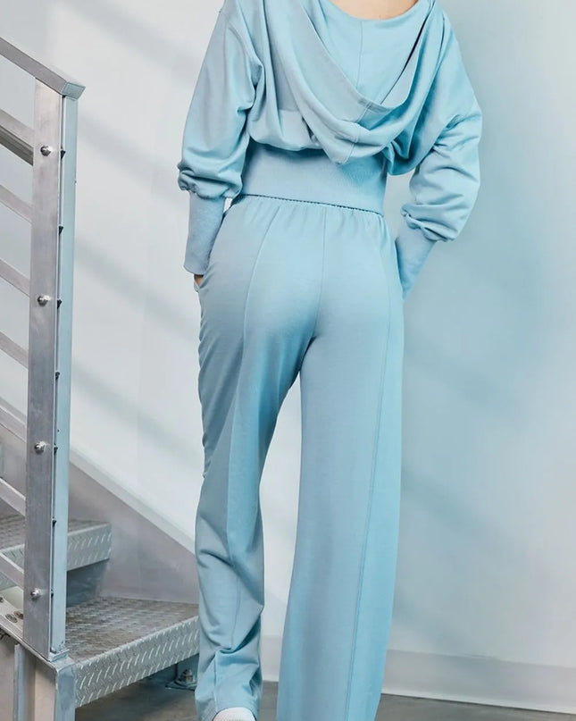 Zip-Up Hoodie and Pants Active Set