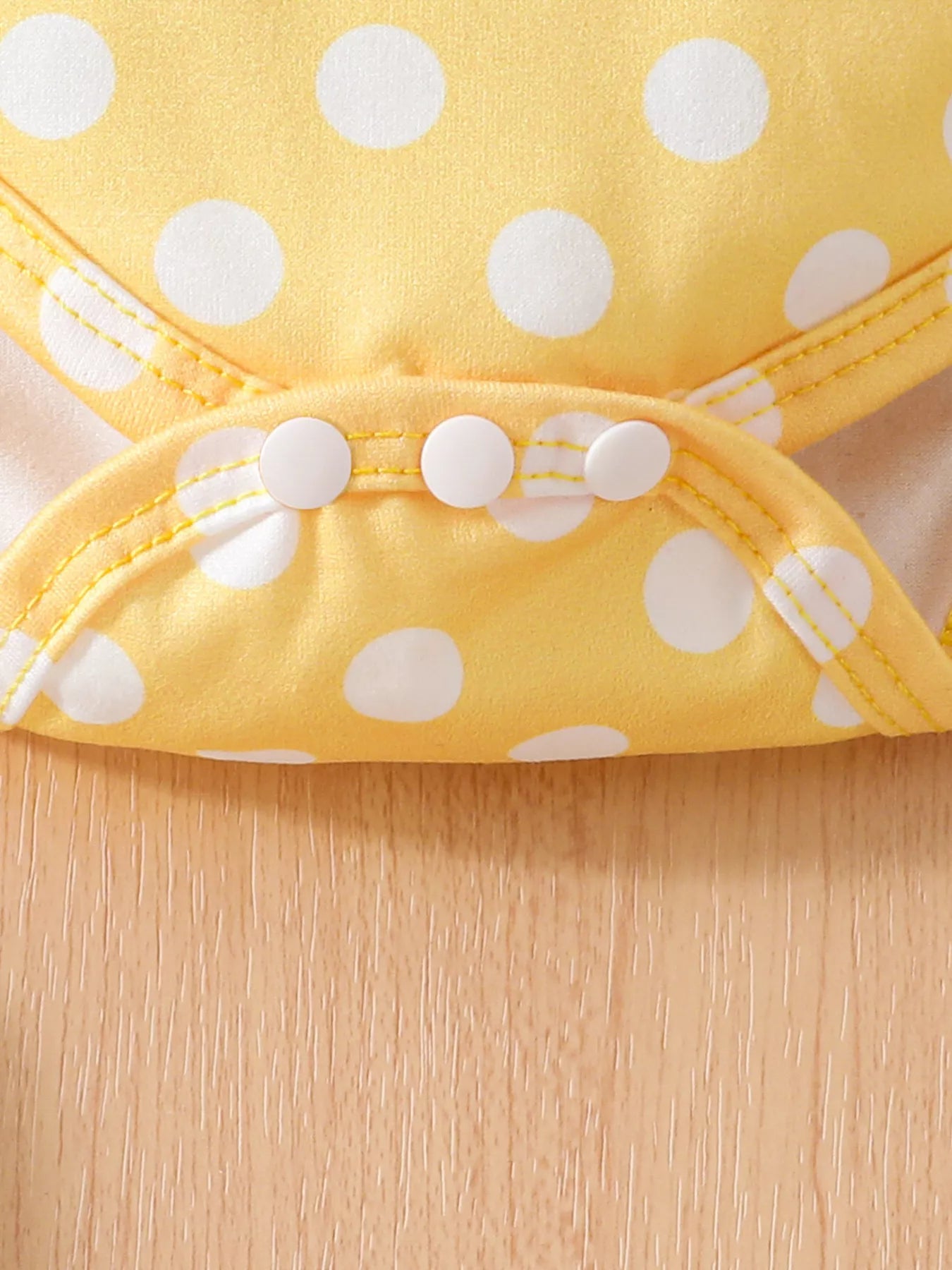 Children's Polka Dot Bodysuit & Denim Overall Dress & Headband Set