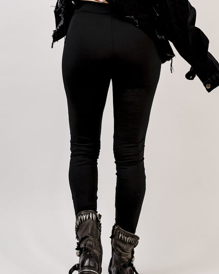 Grommet Lace Up Leggings
