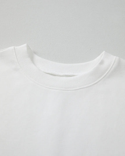 Floral Print Long Sleeve Sweatshirt