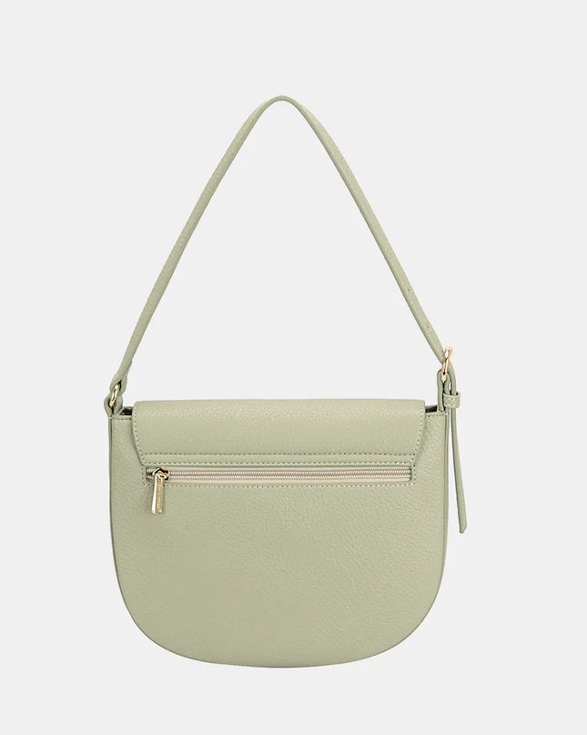 David Jones Metal Buckle Shoulder Bag 