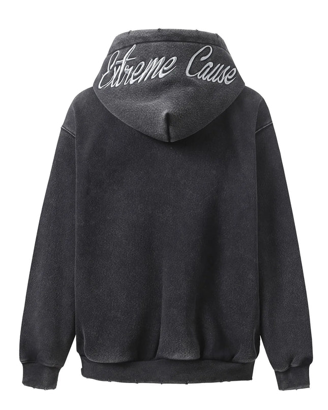 Men's Zip-Up Long Sleeve Hooded Jacket