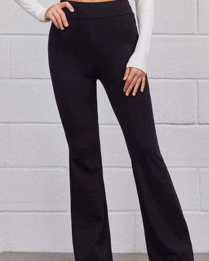 Pull On Flared Pants 