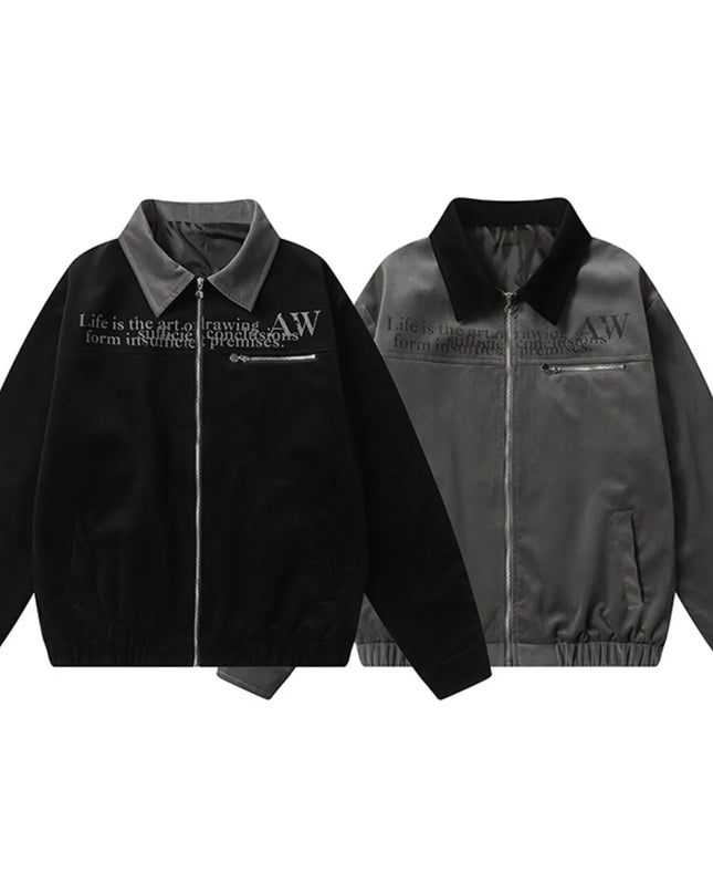 Men's Zip Up Long Sleeve Jacket