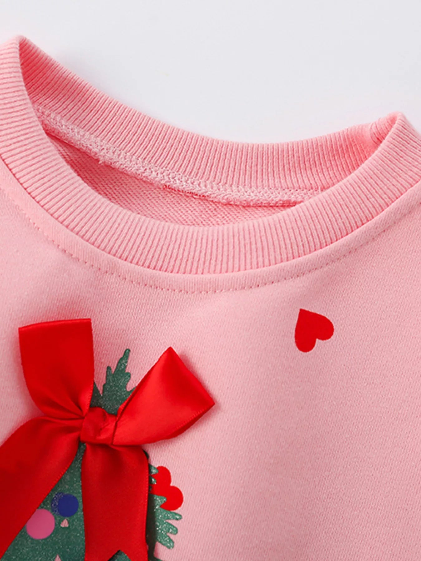 Children's Christmas Tree Applique Sweatshirt