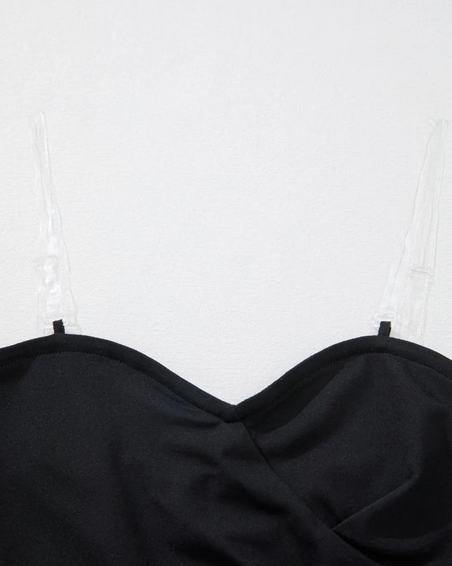 Bow Sequin Wide Leg Jumpsuit 