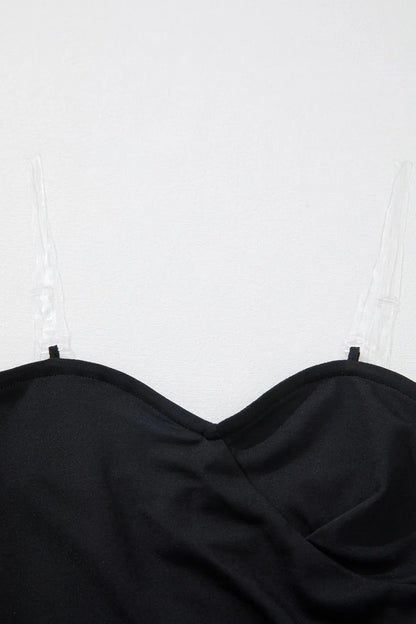 Bow Sequin Wide Leg Jumpsuit 