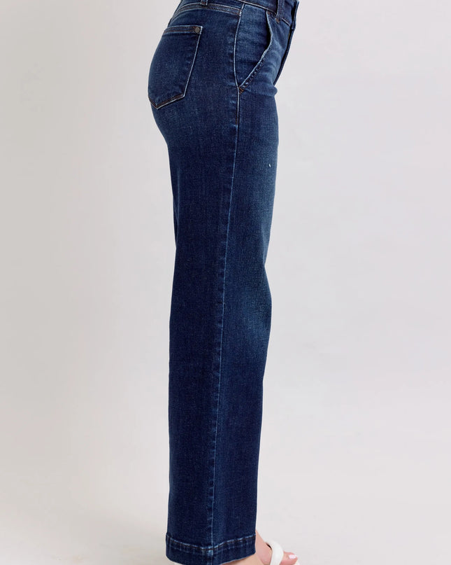Judy Blue High-Waisted Wide Leg Jeans