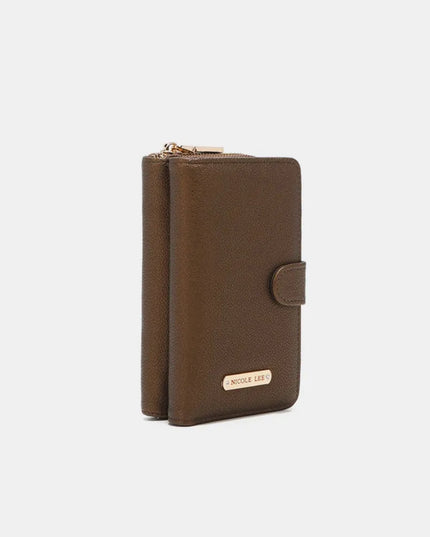 Nicole Lee USA 2 Piece Phone Case Crossbody Wallet 