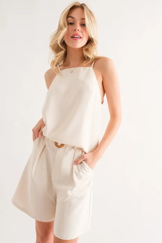 And The Why Sleeveless Basic Cami Top 