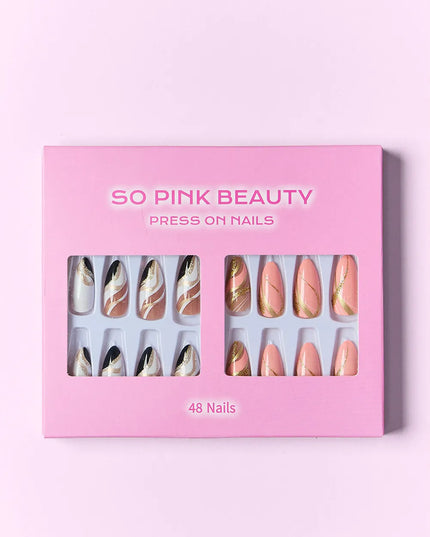 SO PINK BEAUTY Press On Nails 2 Packs 