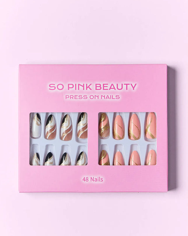SO PINK BEAUTY Press On Nails 2 Packs 