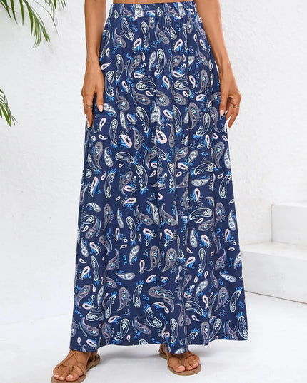 Printed Maxi Skirt 