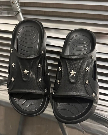 Star Studded Platform Comfort Sandals