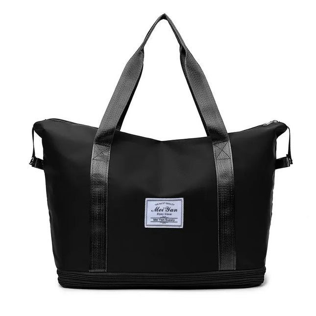 Oxford Cloth Travel Bag Black One Size